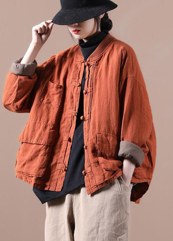 Mulberry Oversized Linen Coat Outwear Winter Parkas