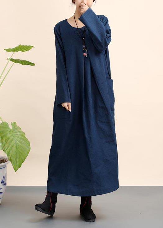 Organic O Neck Pockets Spring Dresses Ideas Navy Dresses