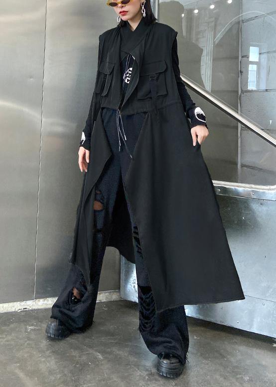 Organic Stand Collar Tie Waist Fine Clothes for Army Green Knee Coats