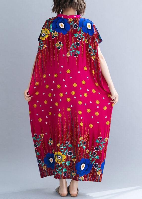 Organic V Neck Summer Clothes for Inspiration Red Dresses