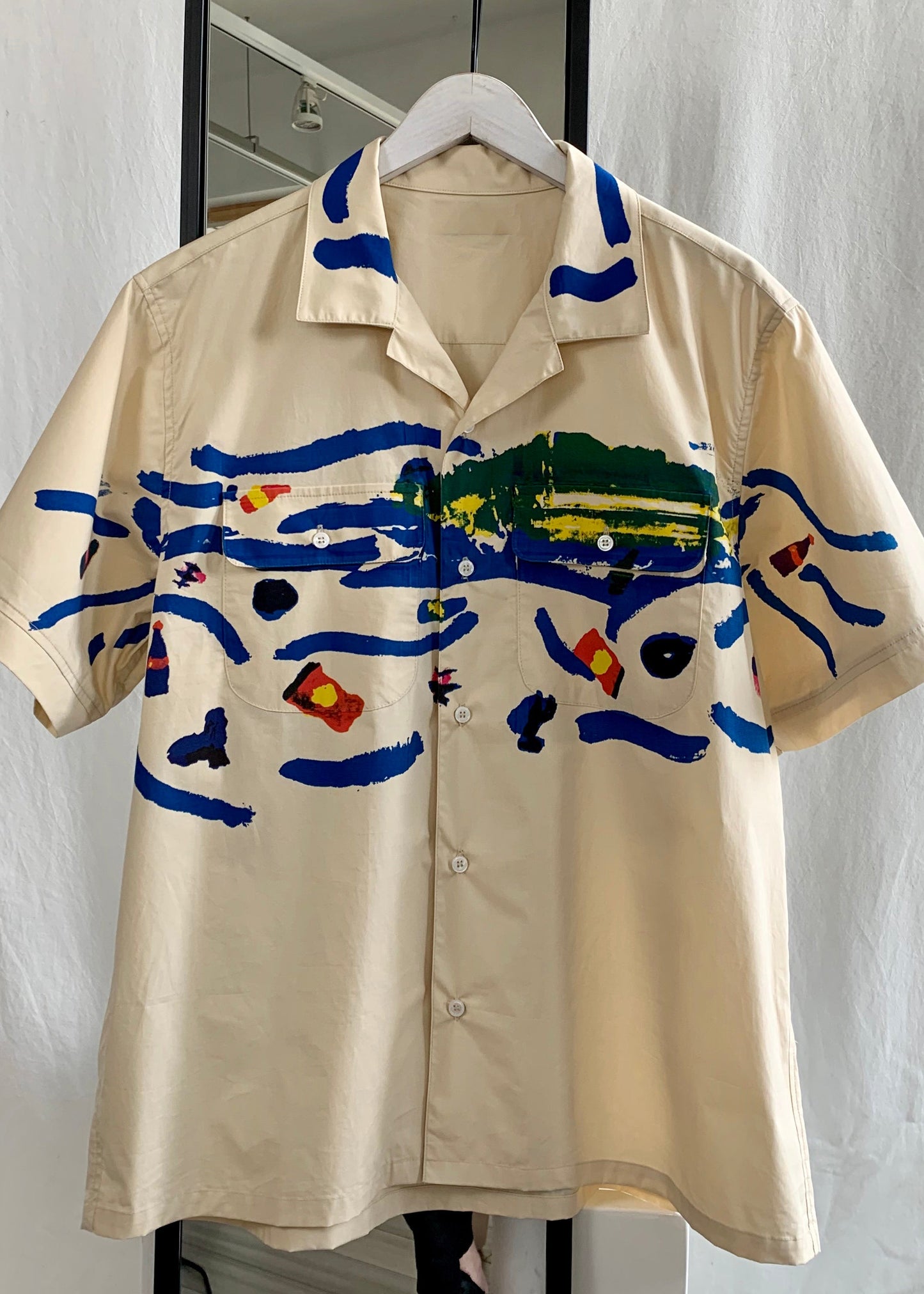 Original Design Graffiti Loose Shirts Short Sleeve