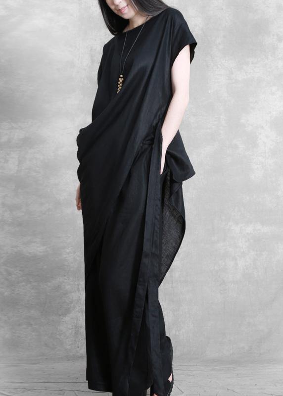 Original Female Irregular Suit Personality More Wearing Black Shirt Loose Pants Summer