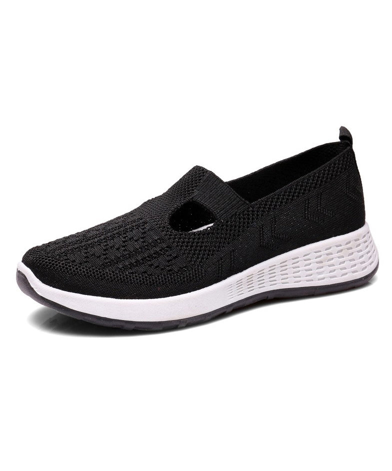 Platform Flat Shoes for Pink Breathable Mesh
