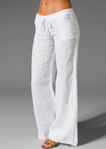 White Linen Pants