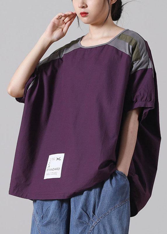 Army Green Cotton Short Sleeve Summer Top