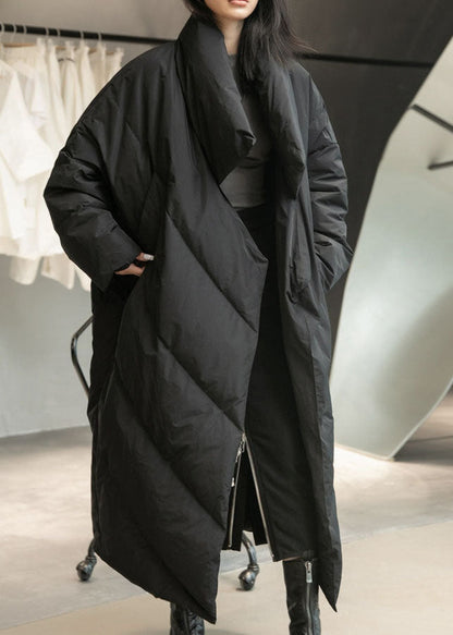 Black Pockets Duck Down Coats Winter