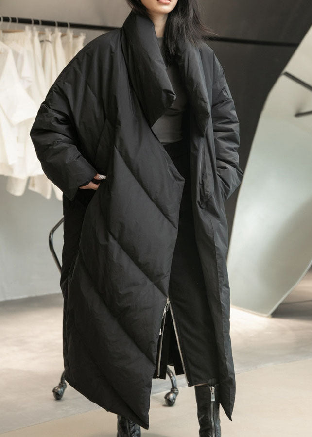 Black Pockets Duck Down Coats Winter