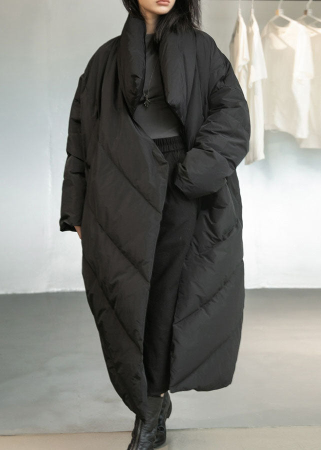 Black Pockets Duck Down Coats Winter