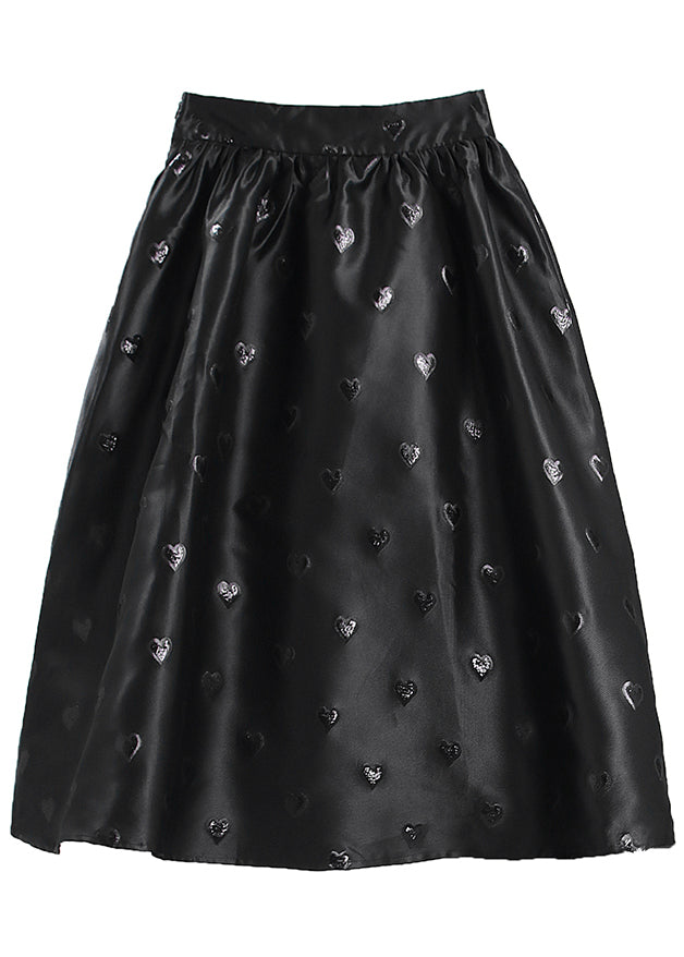 Boutique Black a Line Skirts Spring