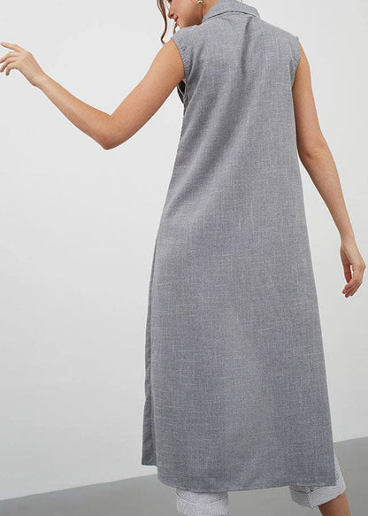 Cross Collar Asymmetrical Tank Tops Blouse