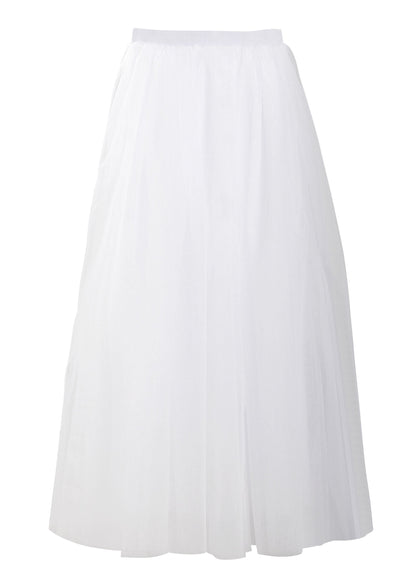 Handmade White Tulle Skirt Spring