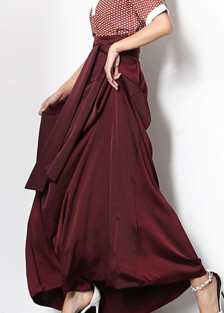 Mulberry Patchwork Summer a Line Skirts