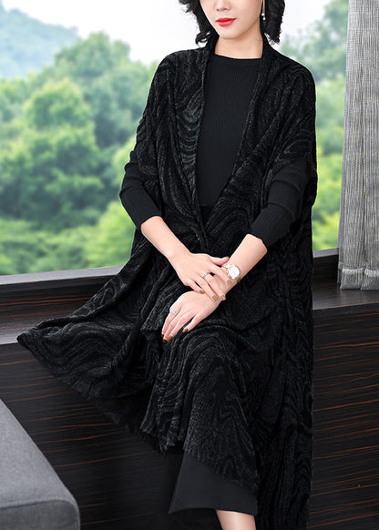 Original Cape Style Asymmetrical Woolen Coats