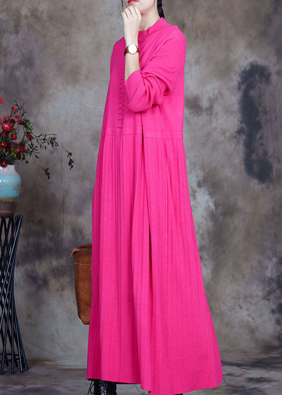 Rose Slim Fit Knit Long Sweater Winter