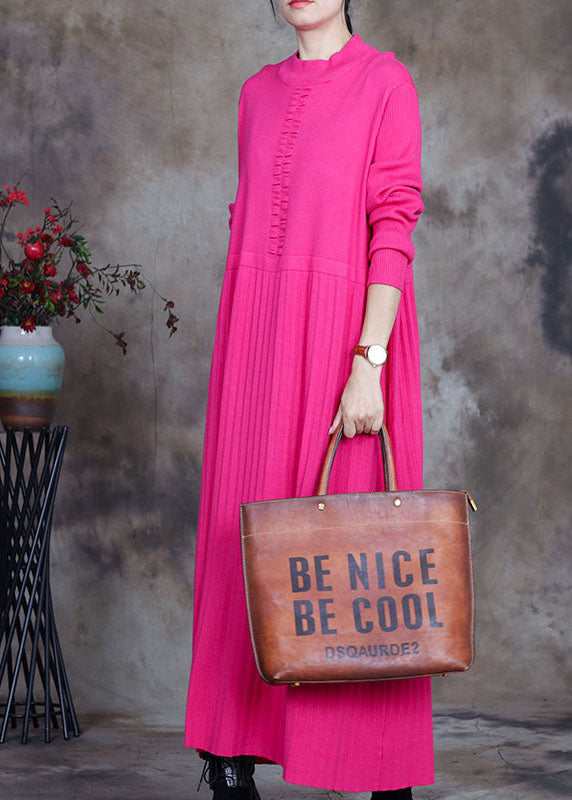 Rose Slim Fit Knit Long Sweater Winter