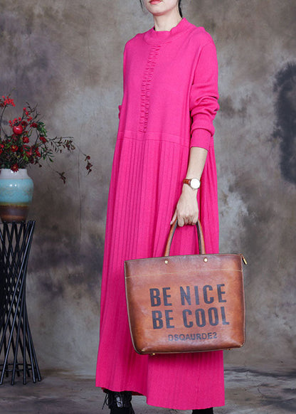 Rose Slim Fit Knit Long Sweater Winter