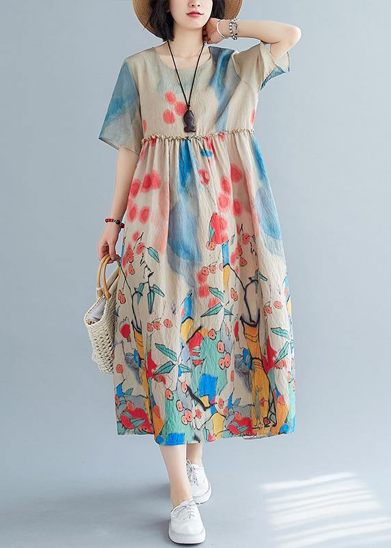 Summer Dress Printed Skirt Dress