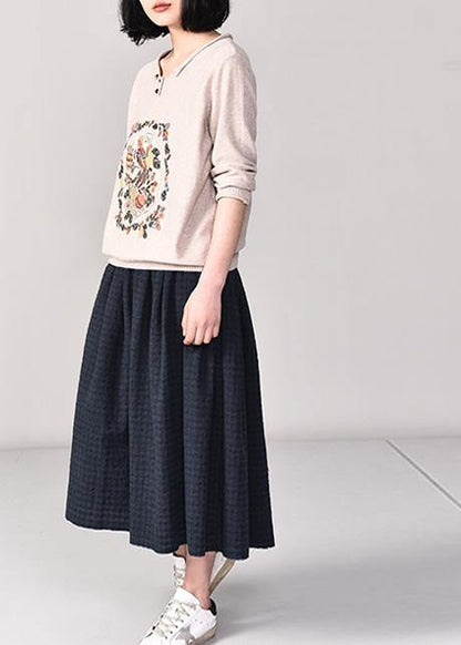 Pullover Beige Knitted Jackets Clothing V Neck Sweaters Long Sleeve
