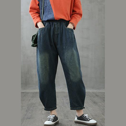 Retro Jeans Loose High Waist Long Pants New Cropped Pants