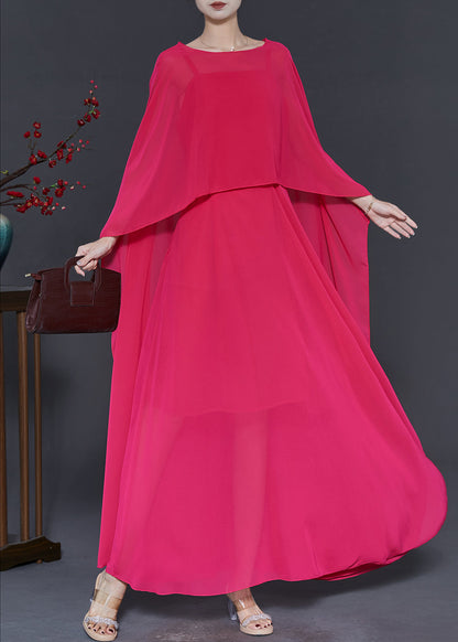 Rose Chiffon Sets 2 Pieces Low High Design Spring