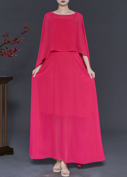 Rose Chiffon Sets 2 Pieces Low High Design Spring