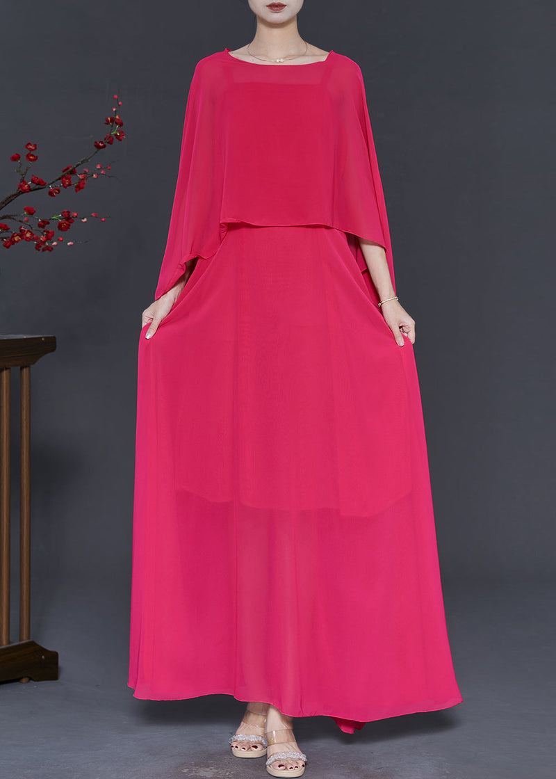Rose Chiffon Sets 2 Pieces Low High Design Spring