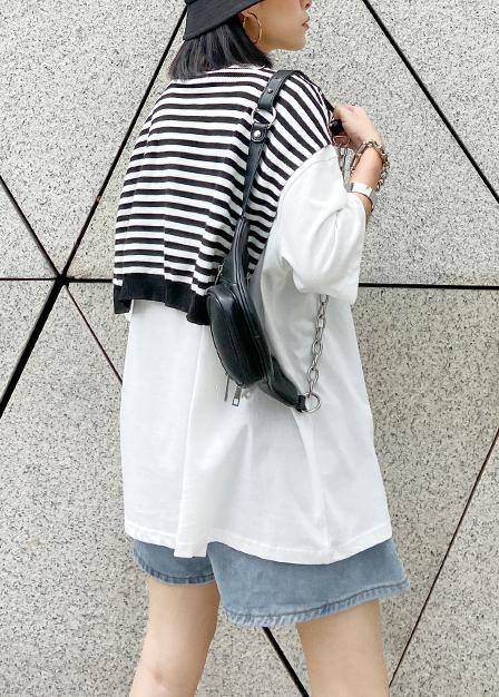 Short-sleeved T-shirt Summer Dress Loose Large Size Compassionate Two-piece Shirt With Shawl