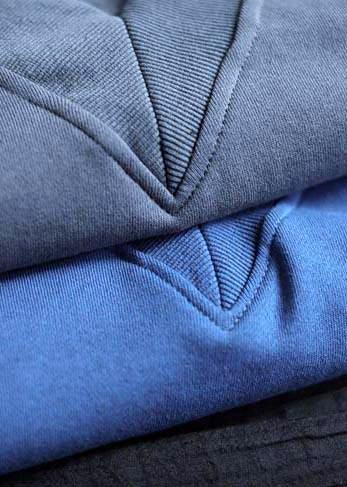 Simple Lapel Two Pieces Spring Crane Tops Work Outfits Blue Top