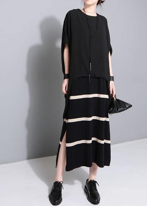 Simple Black Box Top Two Ways to Wear Dresses Summer Drawstring Blouses