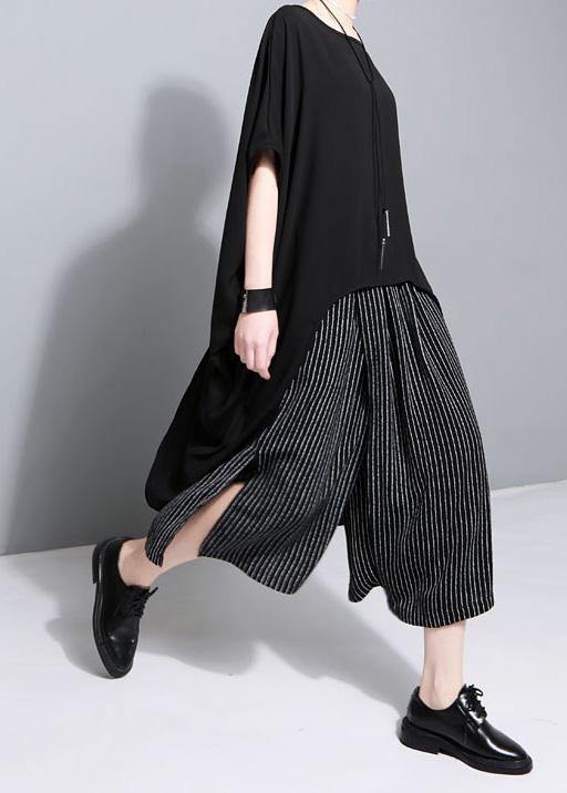 Simple Black Box Top Two Ways to Wear Dresses Summer Drawstring Blouses