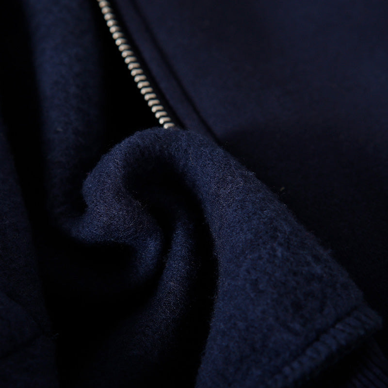 Simple Cotton Tunics for Catwalk Blue Daily Blouse Hooded