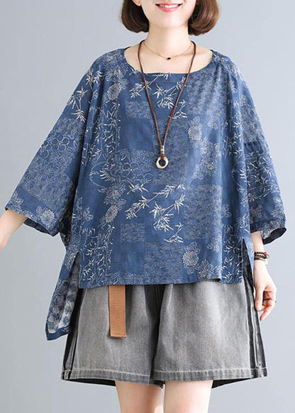Simple Chiffon Tunics for Organic Chiffon Print Dobby Blouse