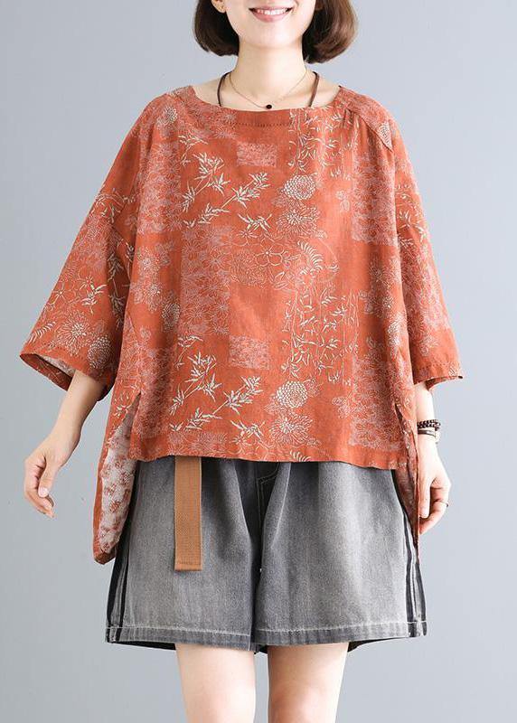 Simple Chiffon Tunics for Organic Chiffon Print Dobby Blouse