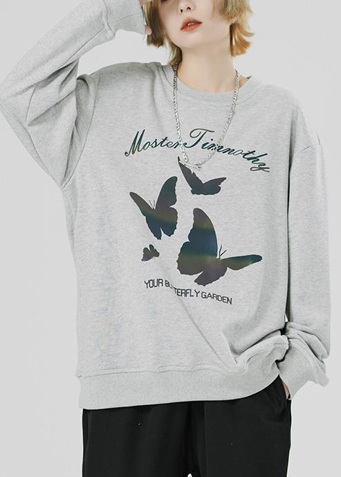 Simple Yellow Green Cotton Clothes for Prints Clothing Autumn Sweatshirt