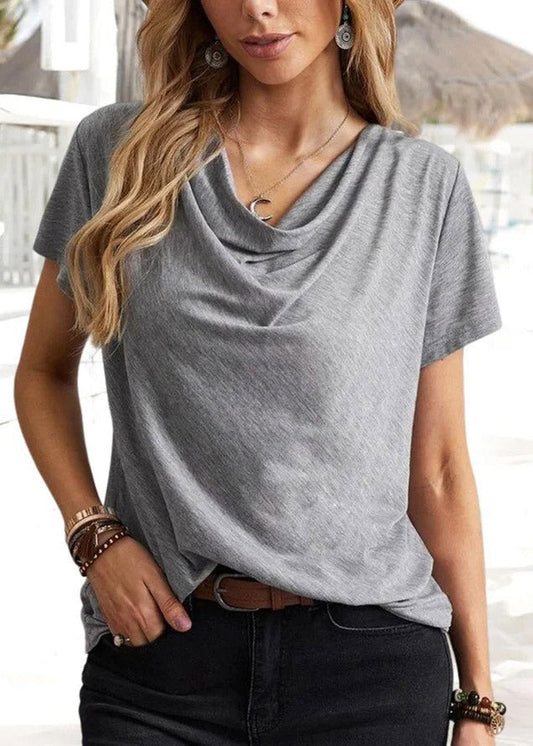 Color Grey Short Sleeve