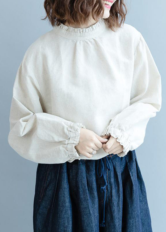 Spring New Long Sleeve Lady's Blouse