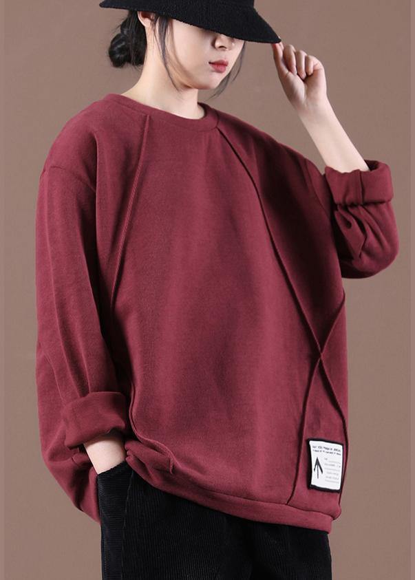Street Wine Red Sweatshirt