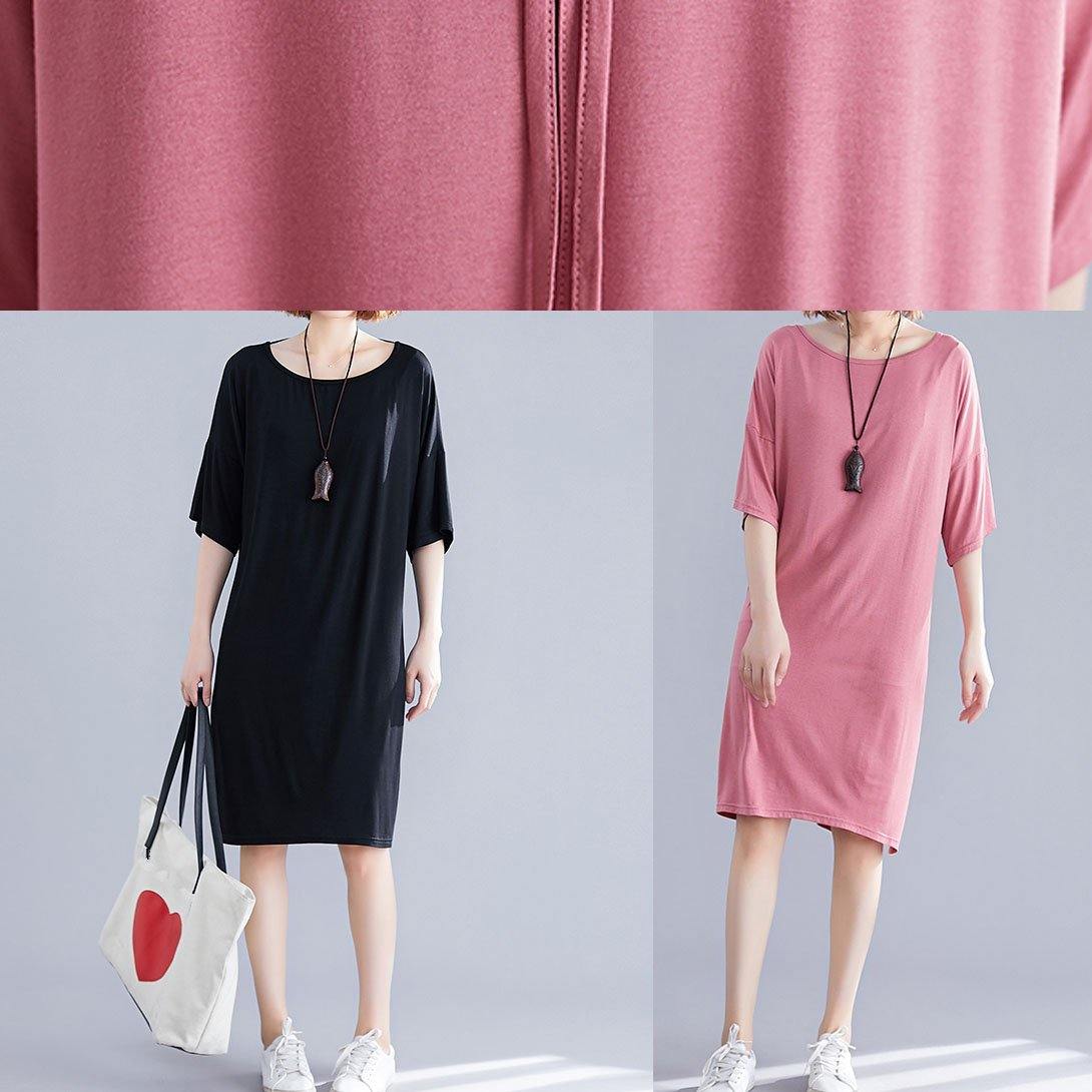 Style Backless Cotton Photography Pink Dress Summer