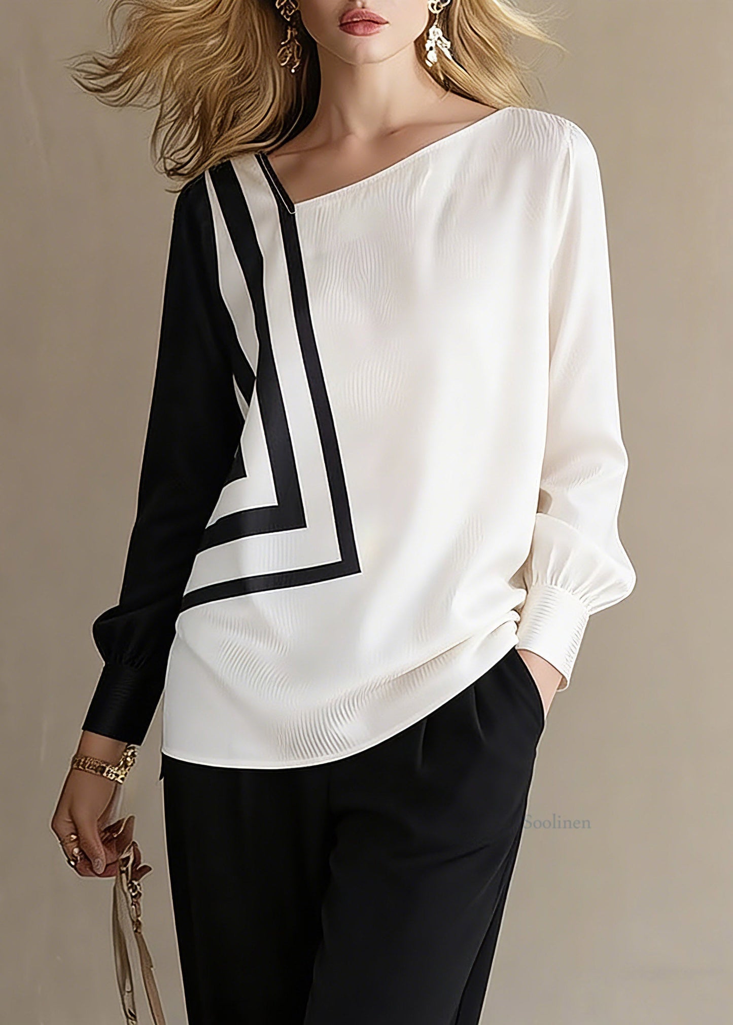Style Colorblock O-Neck Patchwork Plaid T Shirt Spring