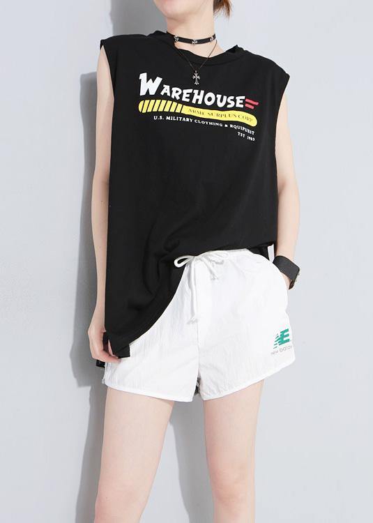 Style Black Cotton Clothes for Backless Cotton Summer Blouses