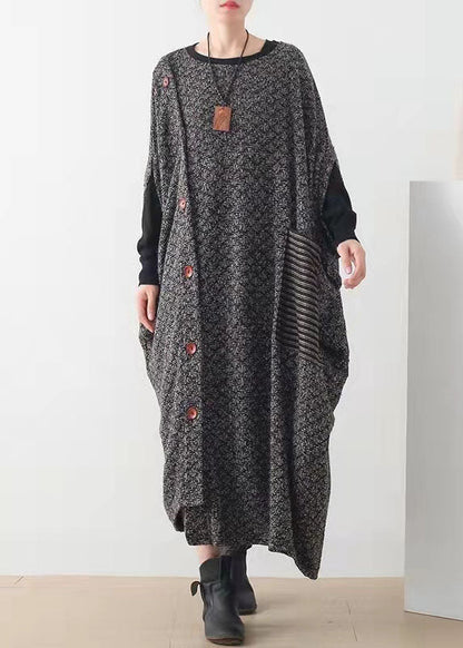 Style Black Tunics for Hooded Maxi Spring Dress