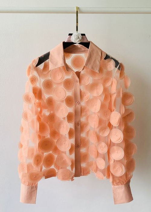 Stylish Black Peter Pan Collar Patchwork Chiffon Shirt Top Spring