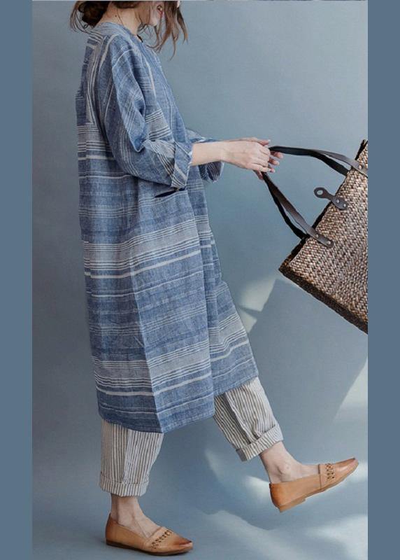 Stylish U Neck Dress Patchwork Pockets Spring Dresses