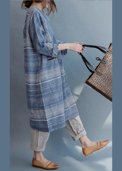 Stylish U Neck Dress Patchwork Pockets Spring Dresses