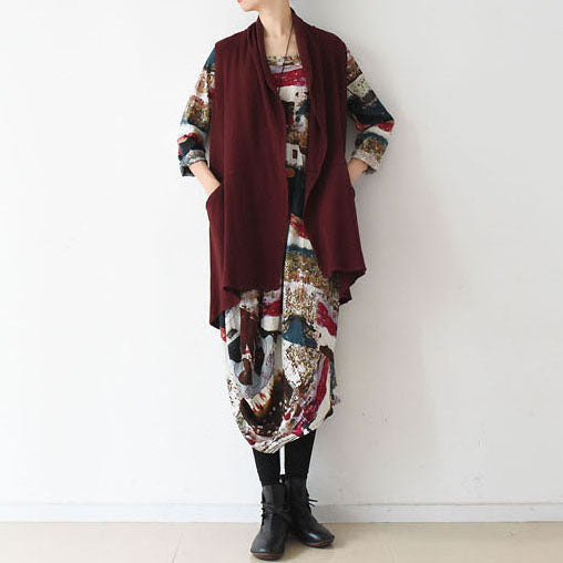 Stylish Linen Vests Causal Cardigans Linen Clothing