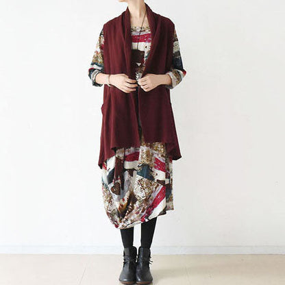 Stylish Linen Vests Causal Cardigans Linen Clothing