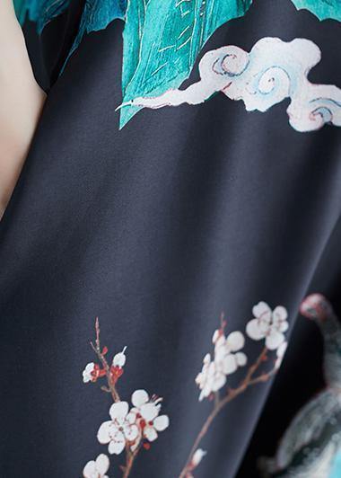 Summer Simple Print Personality Bib Nine Points Piece Harem Pants