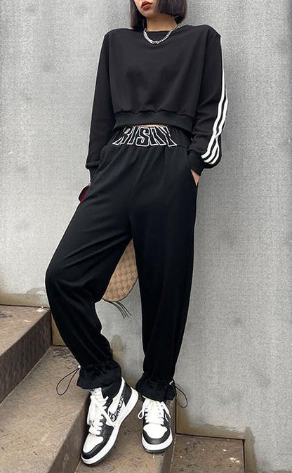 Two Piece Suit of Spring Leisure Sweater and Pants