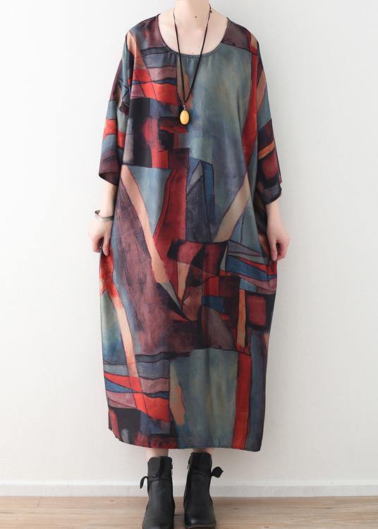 Unique Saitn Red and Green Spring Robe