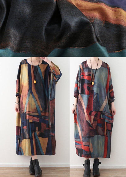 Unique Saitn Red and Green Spring Robe